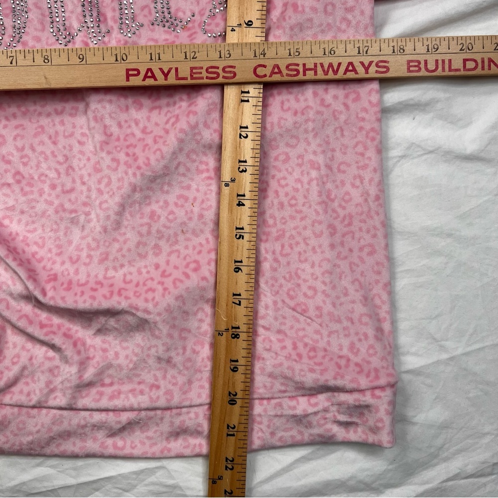 Juicy Couture Sleepwear Women’s Top Crew Neck  Sz. Medium Pink L030223 - Picture 6 of 6